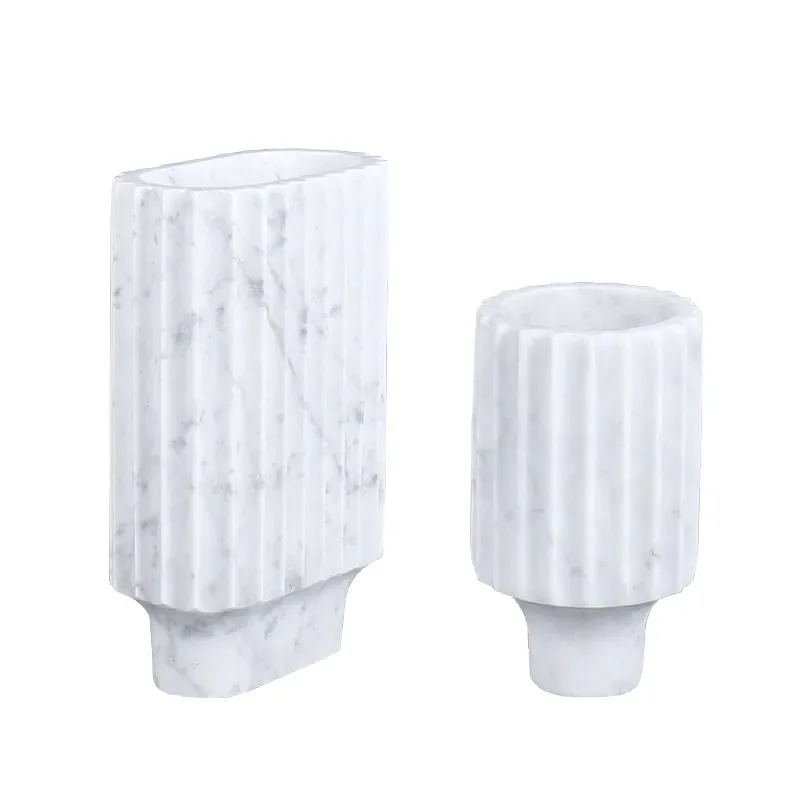Marble Vase ins Premium Home Hotel B & B Water Cultivator Flower Arranger