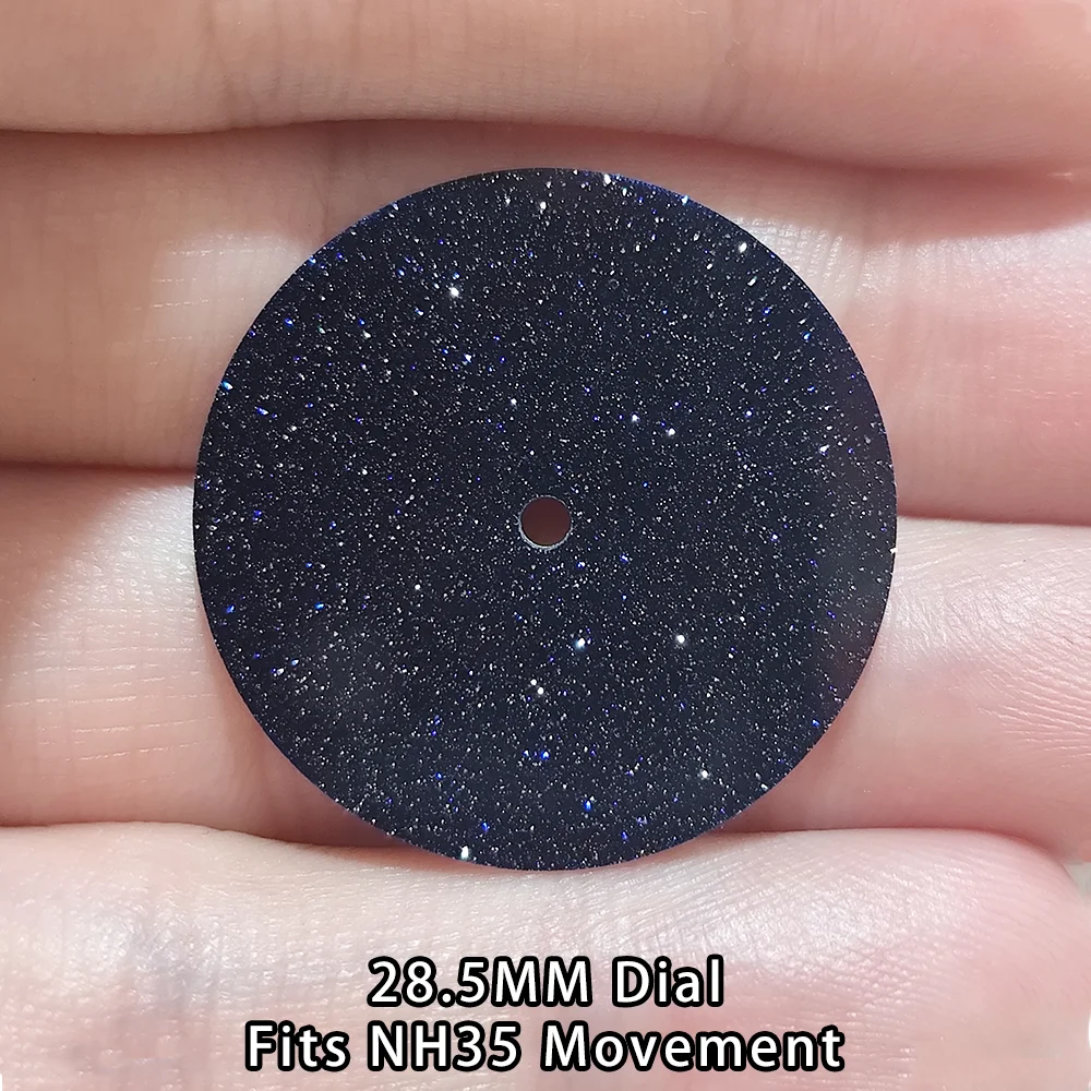 

28.5MM Starry Dial NH35 Starry Dial For NH35 Movement Watch Dial Accessories NH35 Watch Repair Parts Accessory Starry Sky Dial