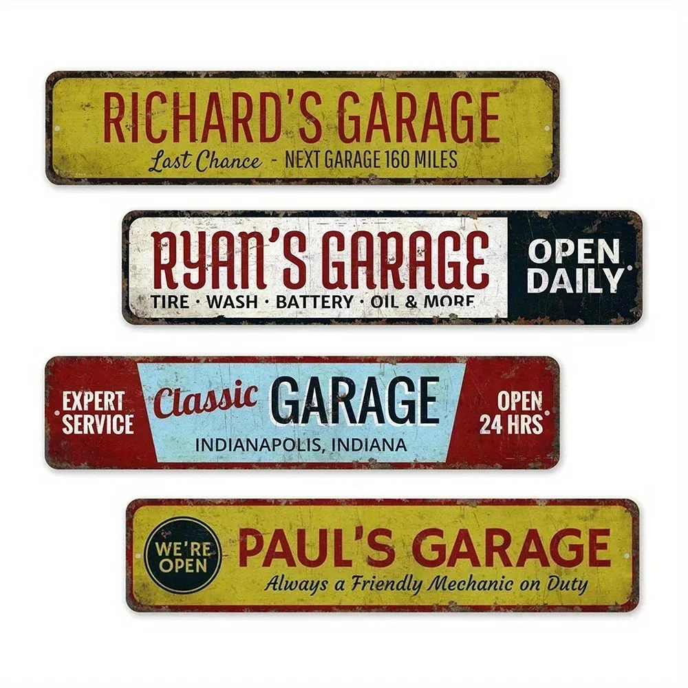 ROCK HILL TAVERN Welcome To Lake House - Lake Name Sign Aluminium Tin Sign Poster In Vintage Style Home Restaurant Wall Art