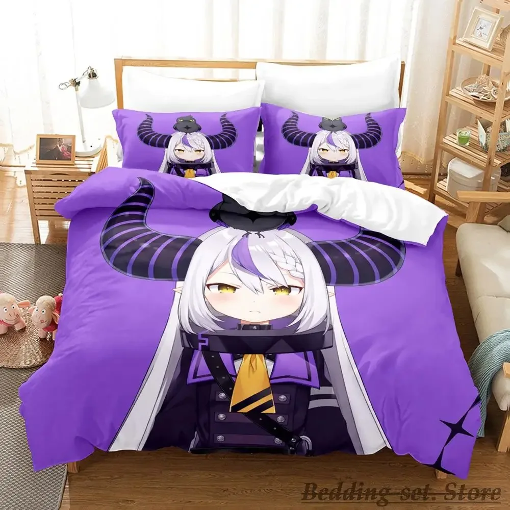 

2023 La Darknesss Bedding Set Single Twin Full Queen King Size Bed Set Adult Kid Bedroom Duvetcover Sets Anime parure de lit Bed