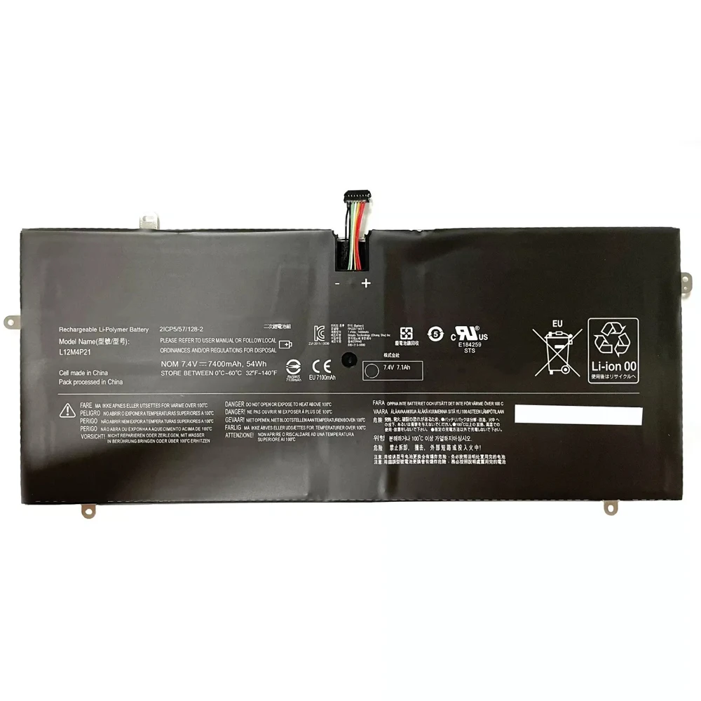 7XINbox L12M4P21 L13S4P21 54Wh 7400mAh 7.4V Laptop Battery For Lenovo Yoga 2 Pro 13