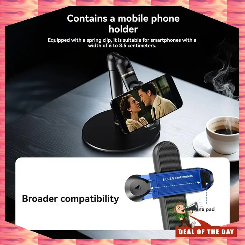 24-Hour Delivery Adjustable Live Broadcast Desktop Phone Holder Stand For Smartphone Bracket For Mobile Telefoon