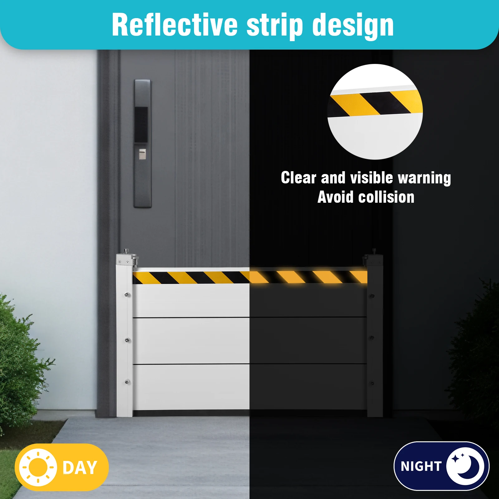 

Removable Flood-Proof Water Barriers Reusable Flooding Control Baffle Doors Stackable for Gates/Subways/Factories/Garages/Roads