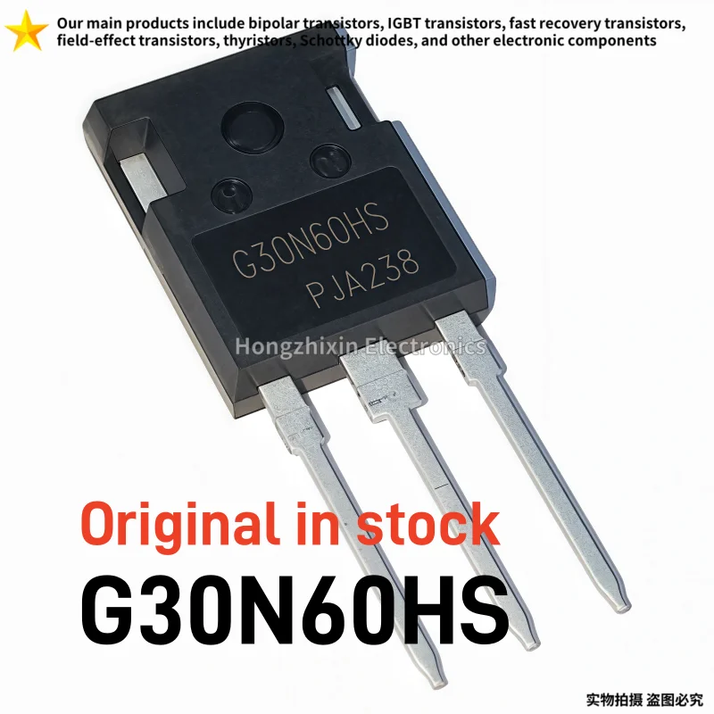 SGW30N60HS G30N60HS IGBT 30A 600V TO-247 Transistor de Potencia de Alta Velocidad para Máquina de Soldadura Inverter 5/10PCS Nuevo Original
