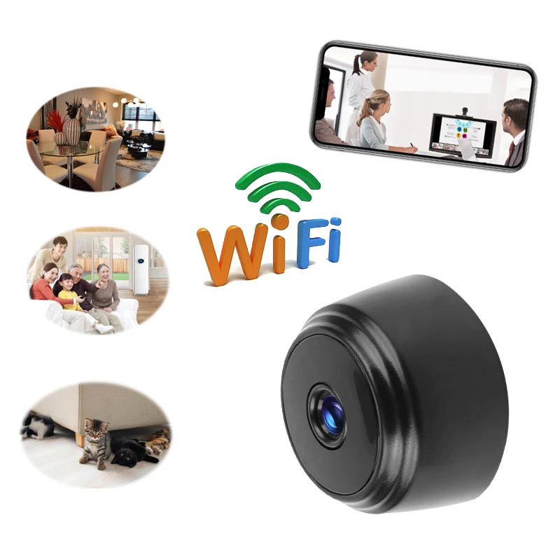

A9 2MP Mini WiFi Camera Wireless Smart Home Security Surveillance Remote Monitor Camcorder