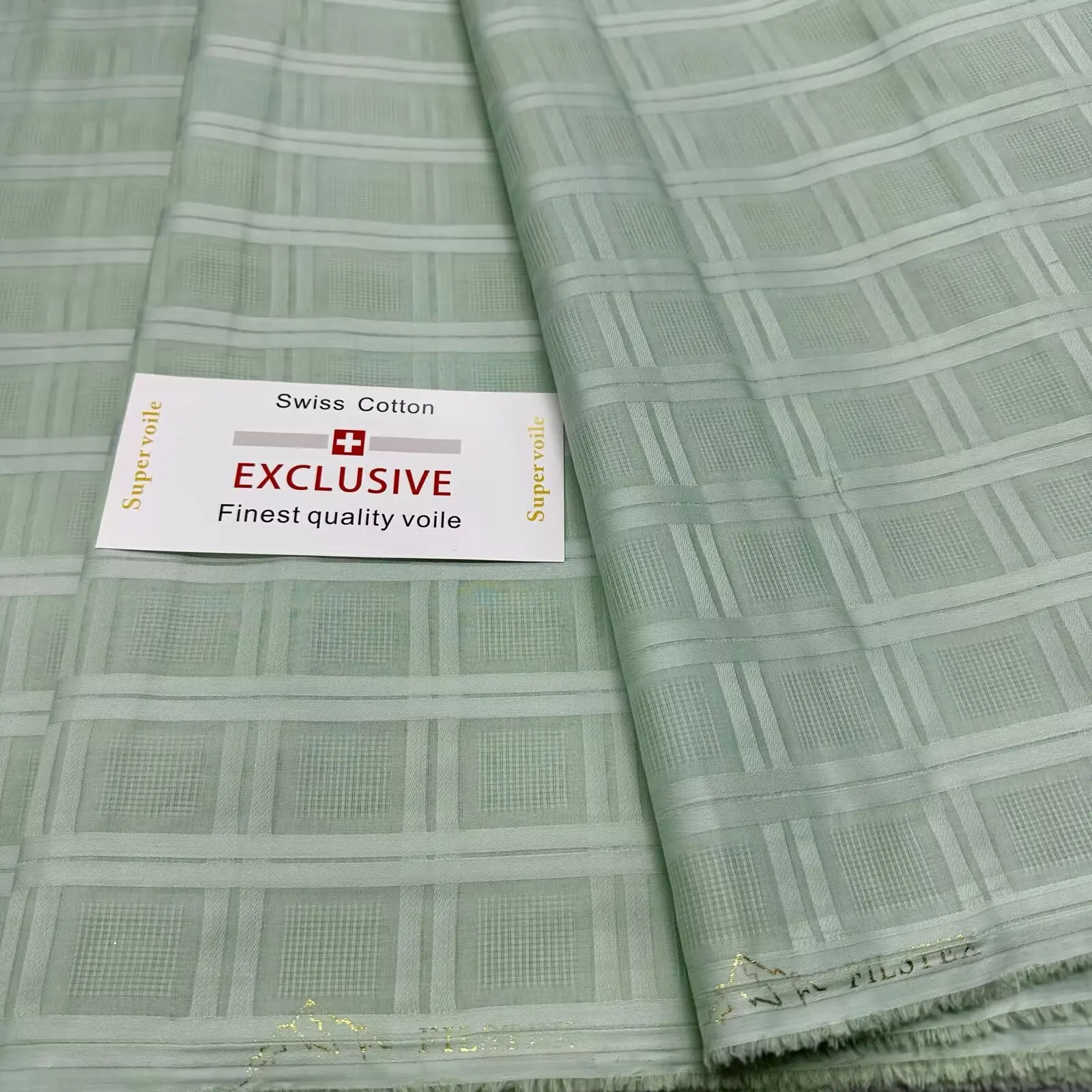 

Atiku Lace Fabric Material Nigeria Soft Men Polish Fabrics 100% Cotton Swiss Voile Fabric African Suit Making
