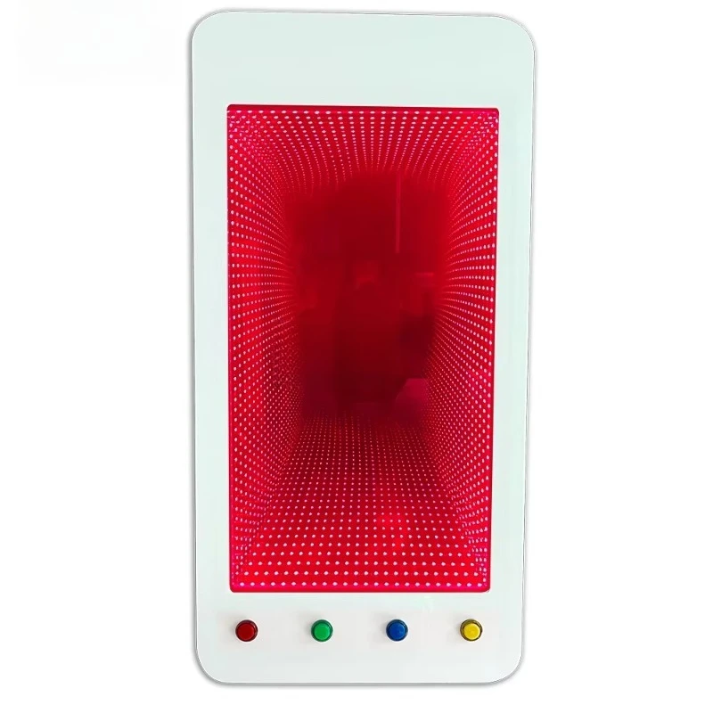 

Sensory Infinity Mirror Light Autism Tunnel Wall Relaxing Wall Mounted Interactive LED Infinity Light Pane for Kids
