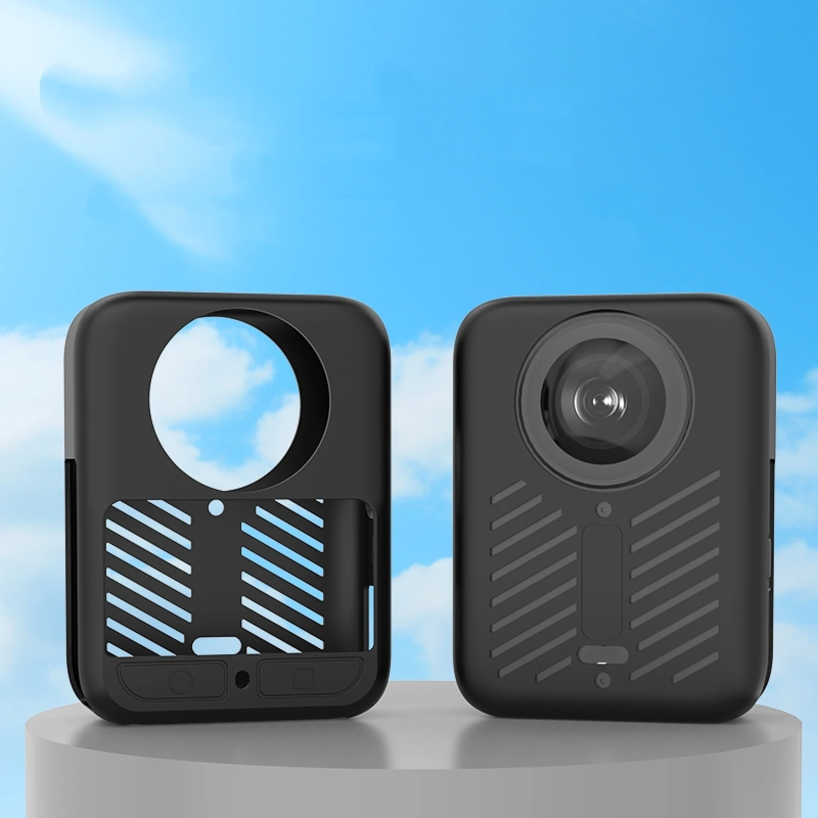 Cubierta de protección térmica para cámara DJI OSMO 360, accesorios de funda a prueba de polvo y suciedad, color negro