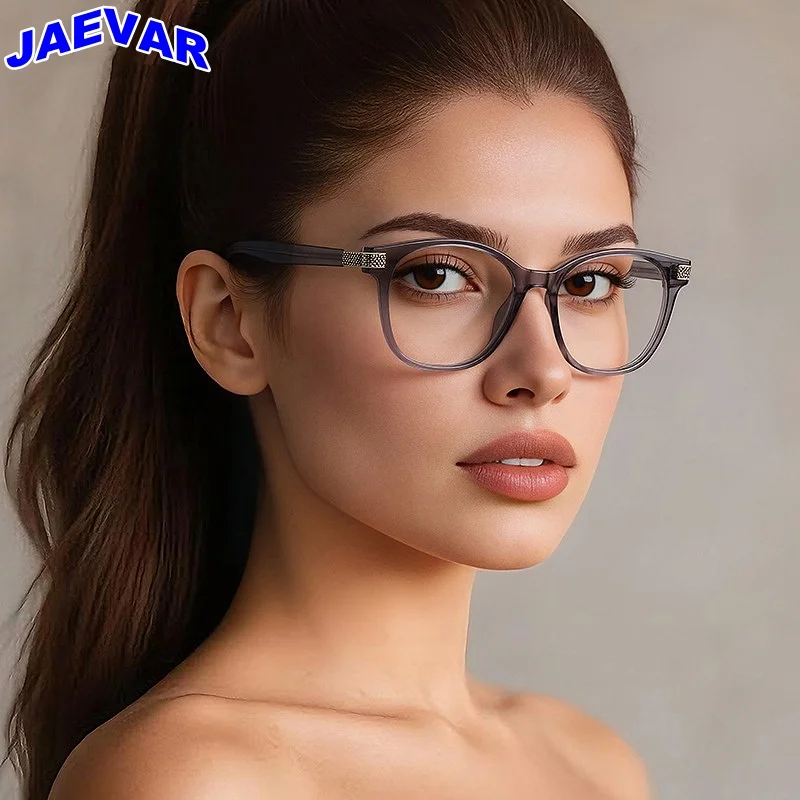 

JAEVAR новые очки с защитой от синего света TR90, мужские и женские очки овальной формы, оптическая оправа по рецепту LS107