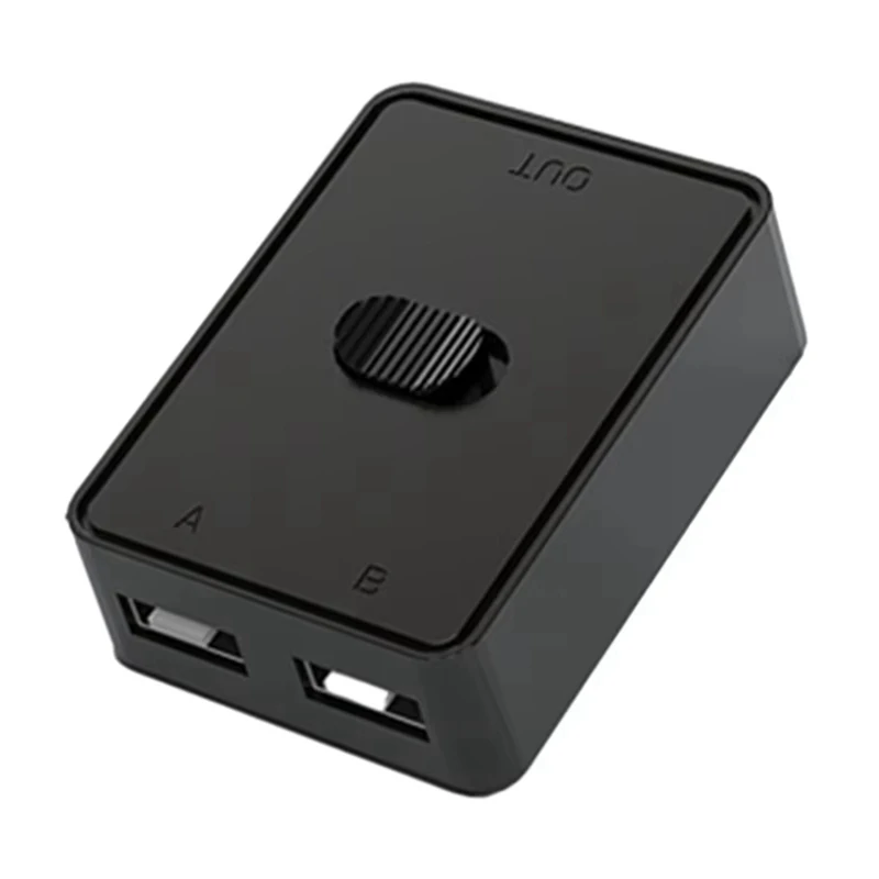 2 Port USB Switcher Printer Sharing Bi-Directional Switches 2 in and 1 Out or 1 in and 2 Out USB Sharing Switcher USB2.0