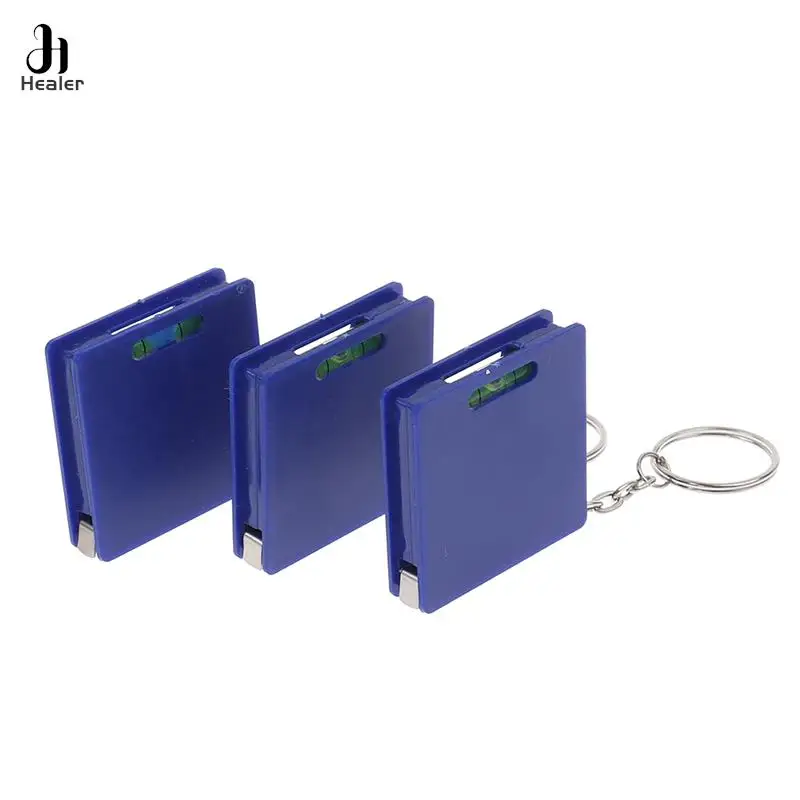 Mini Tape Measure With Key Chain Plastic Portable Retractable Ruler Centimeter/Inch Tape Measure