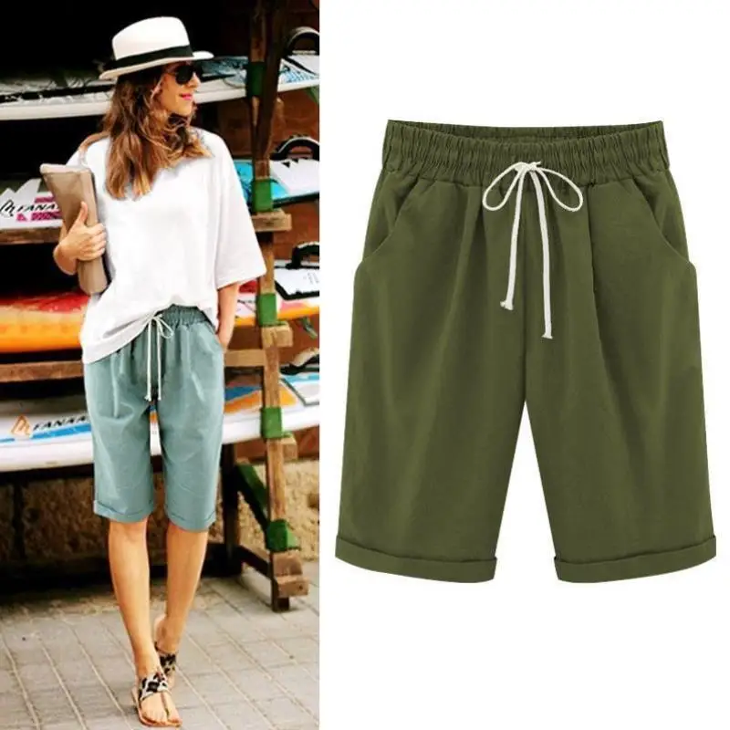 Men's ort Pants Summer Women's Five-Quarter Casual Trousers Cross-Border New Sle Low Waist PVC Material Other Material