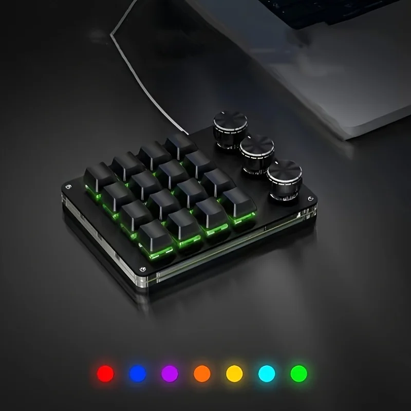 Customizable Mechanical Gaming Keyboard with Macro Programmable Shortcuts, One-Touch Password, Game Assist Functions