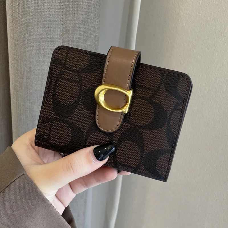 Ele Ort Damen-Brieftasche mit Aufdruck, multifunktionaler Akkordeon-Kartenhalter, Reißverschluss, Geldscheinklammer, modisches Jugend-Design – Detail 2