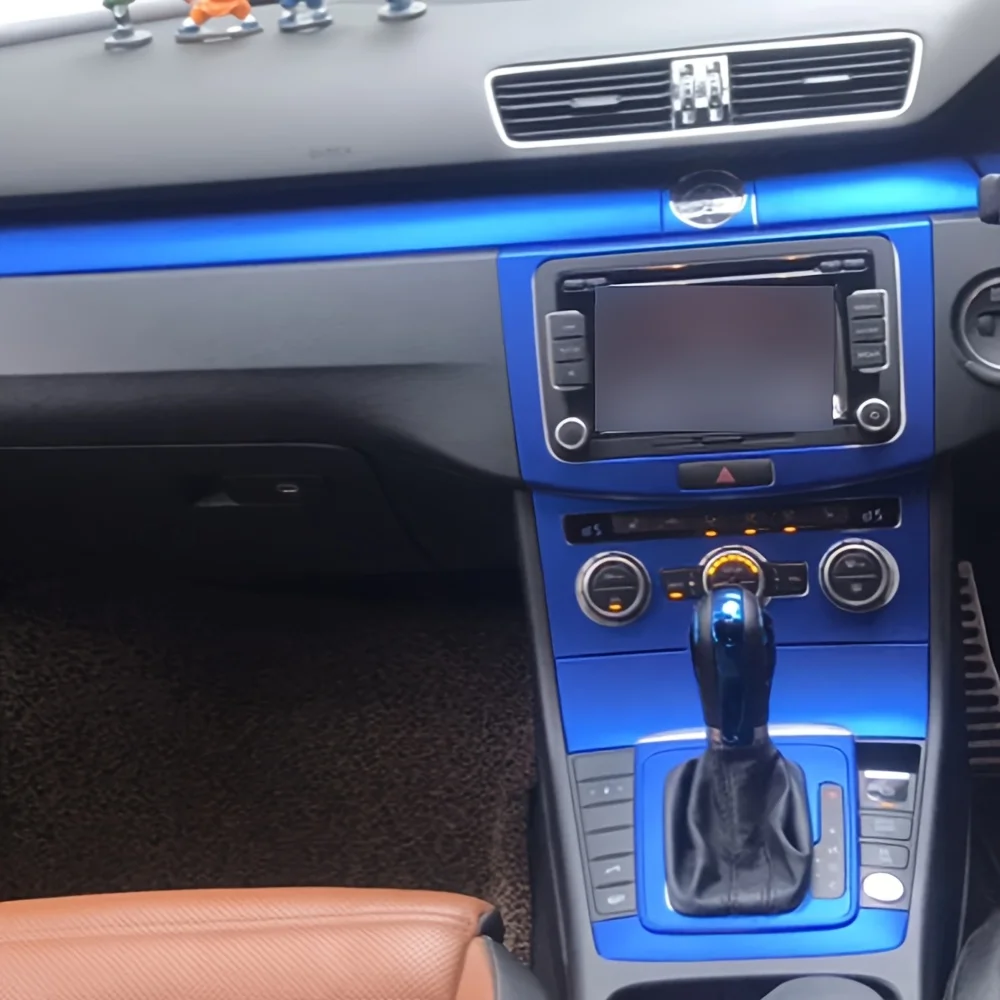 

for Peugeot 5008 2017-2023 Interior Central Control Panel Door Handle 5D Carbon Fiber Stickers Decals Car styling Accessorie