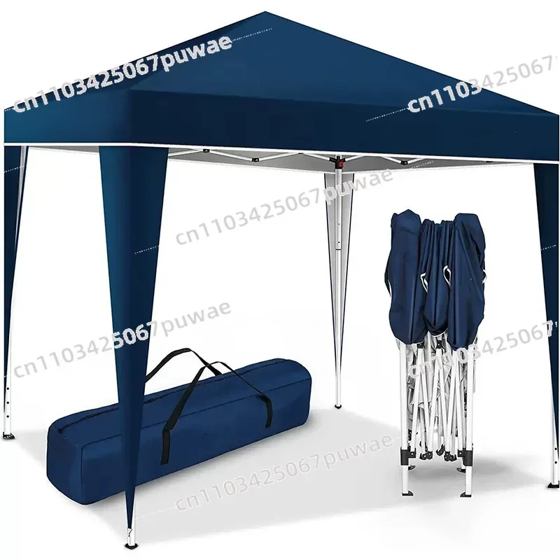 Folded Awning 4 Side Vents UV Sun Protection Camping Shelter Pop Up Gazebo Garden Canopy Waterproof Outdoor Tent Portable
