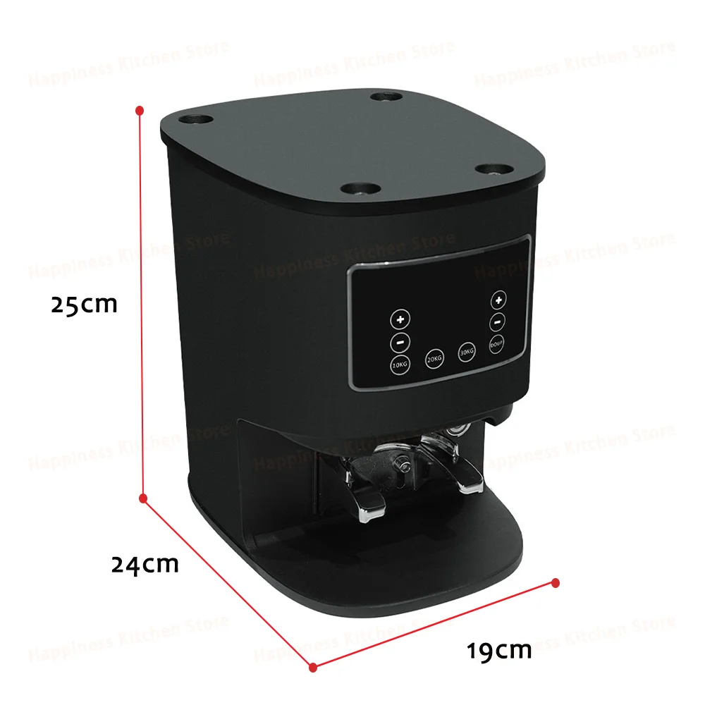 Imagem -02 - Máquina Elétrica Automática de Tamper de Café Máquina de Espresso de Aço Inoxidável Tela Sensível ao Toque 1030kg 24v 60w 58 mm