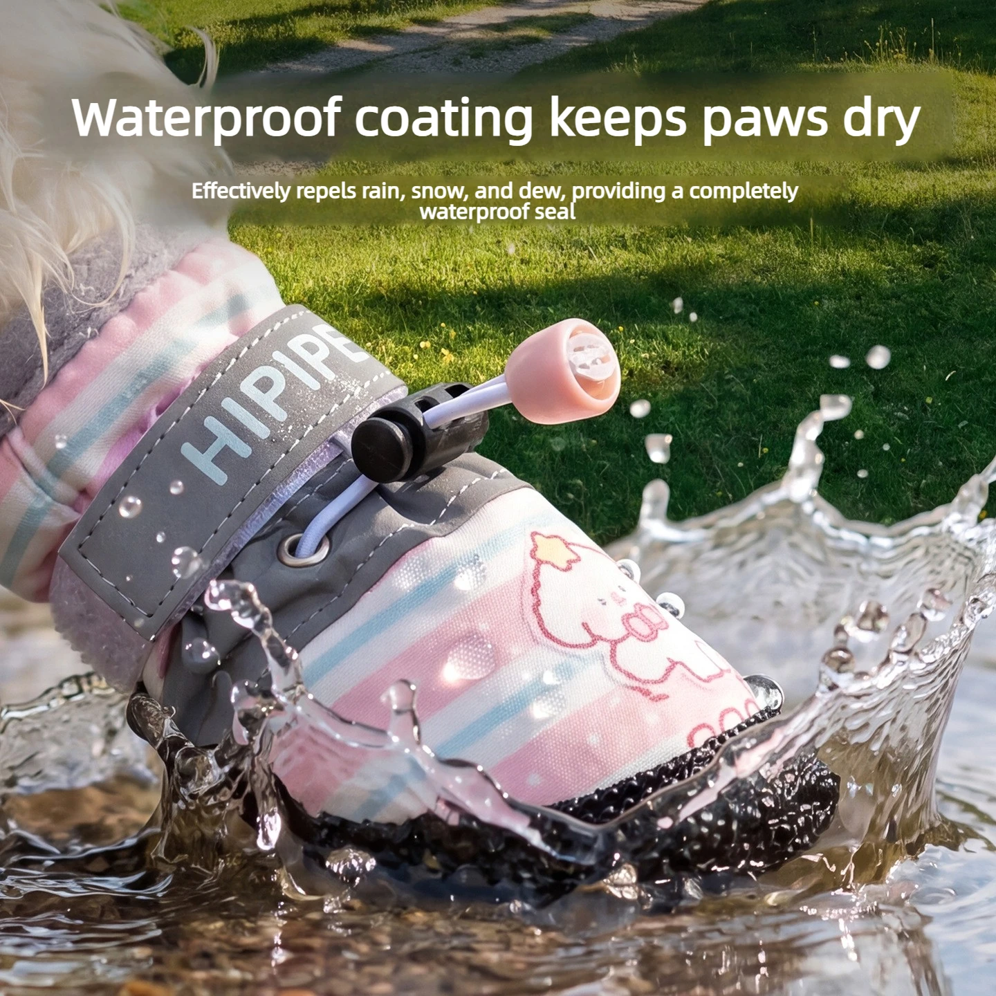 Summer Pet Shoes Soft Sole Breathable Dog Foot Covers Anti-dirt Foot Wraps Non-fall Boots for Small Medium Dogs Outdoor Walking