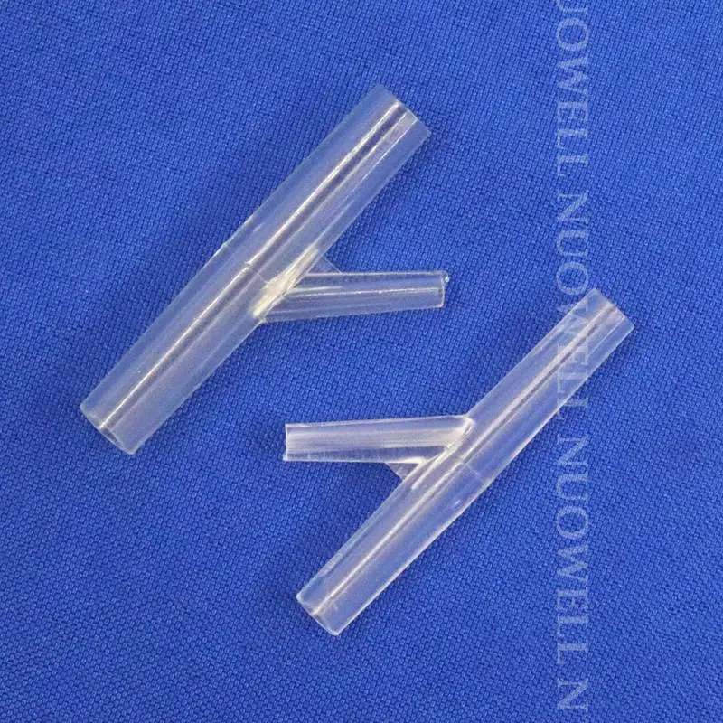 200~5Pcs 3.9~10mm Food Grade PMMA PP Oblique Y-Type Tee Connector Acrylic Pipe Fittings Oxygen Tube Air Hose Connectors