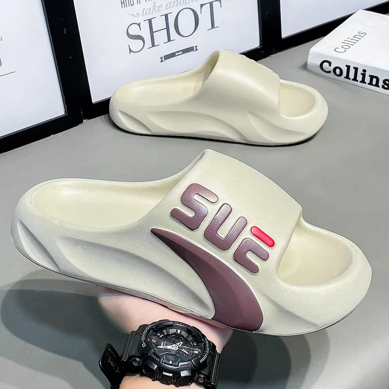 

Summer Men's Casual Non-slip Slippers Lightweight and Comfortable Indoor and Outdoor Slippers Simple Fashion Sandals