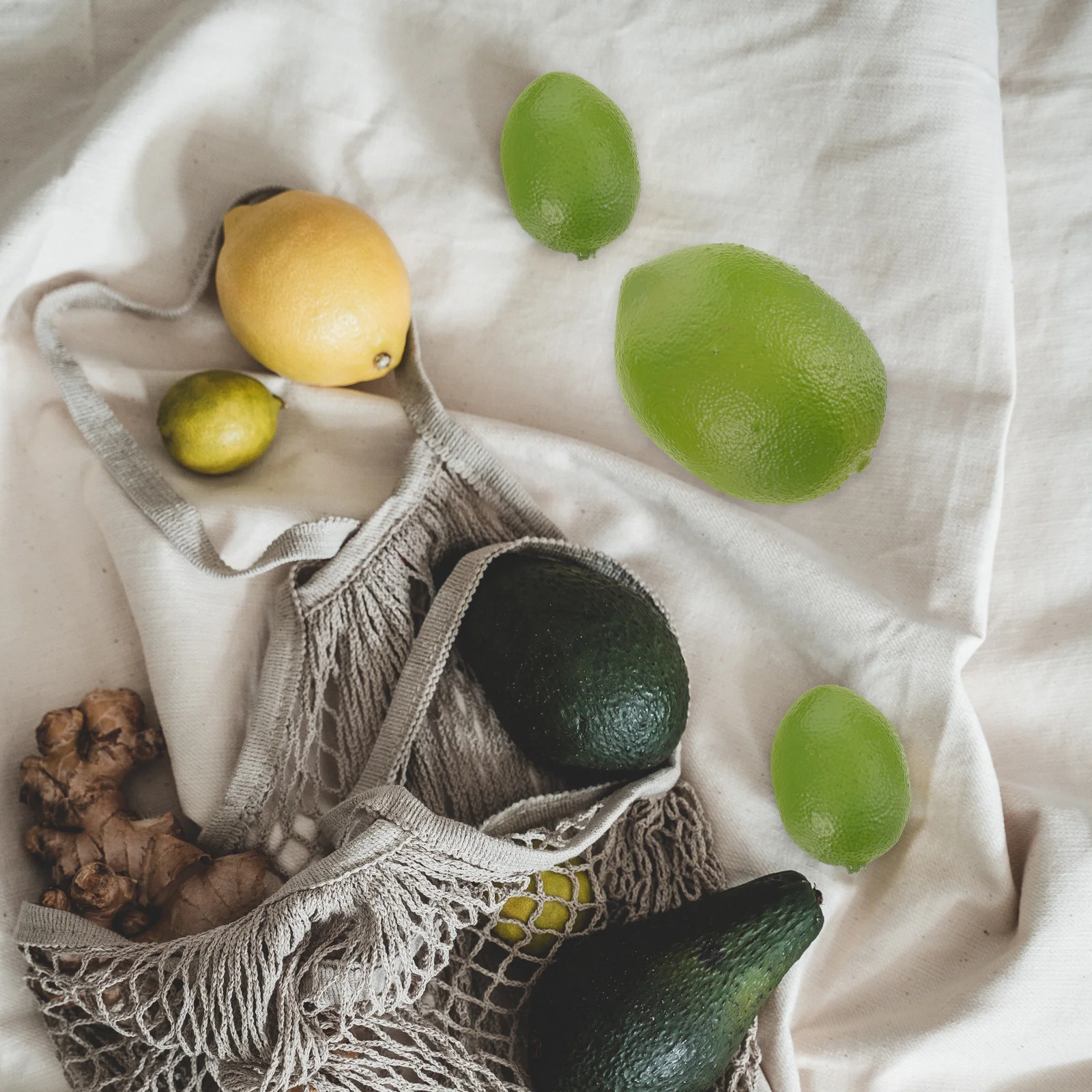 

Vine Imitation Lemon Dining Room Table Decor Fruit Decorations Plastic For Kitchen Fake Lemons