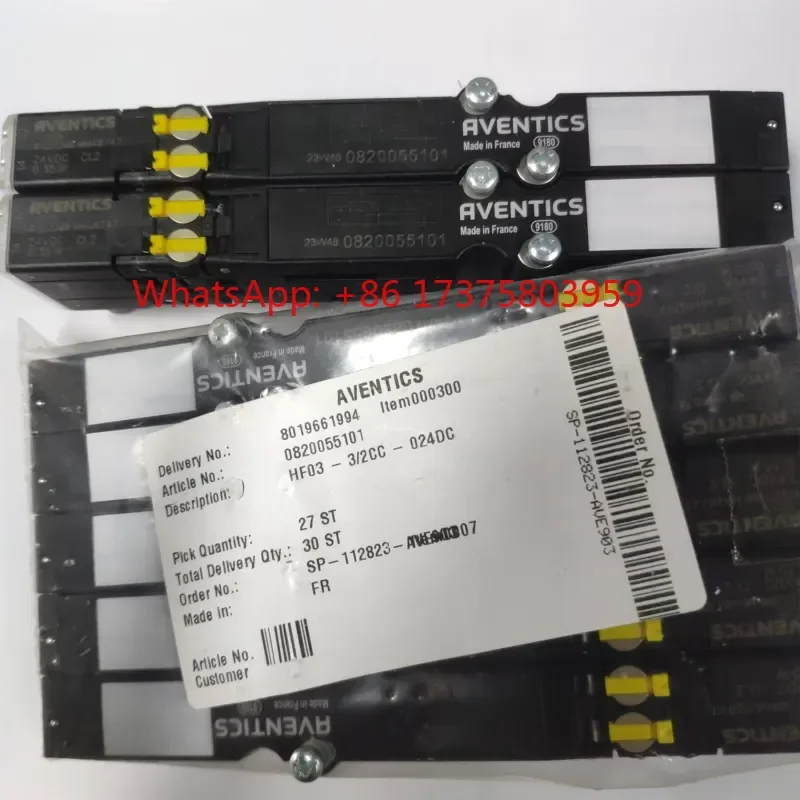 Agent AVENTICS solenoid valve 0820055101, 0820055301, 0820062101 valve island HF disc