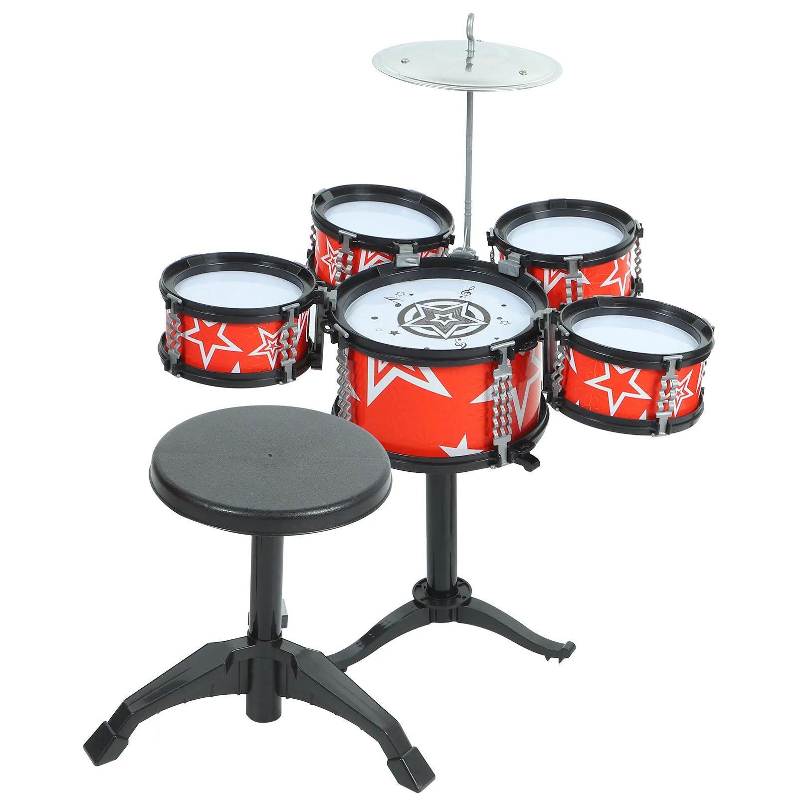 mini-kids-drum-set-drums-stool-percussion-set-music-education-childhood-teaching-basic-music-safe-design