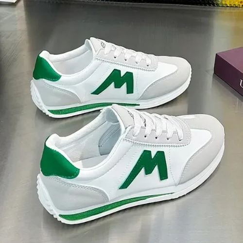 여성용 통기성 작은 흰색 신발, 두꺼운 밑창 캐주얼 신발, 여성 운동화, 2024 가을 신상 