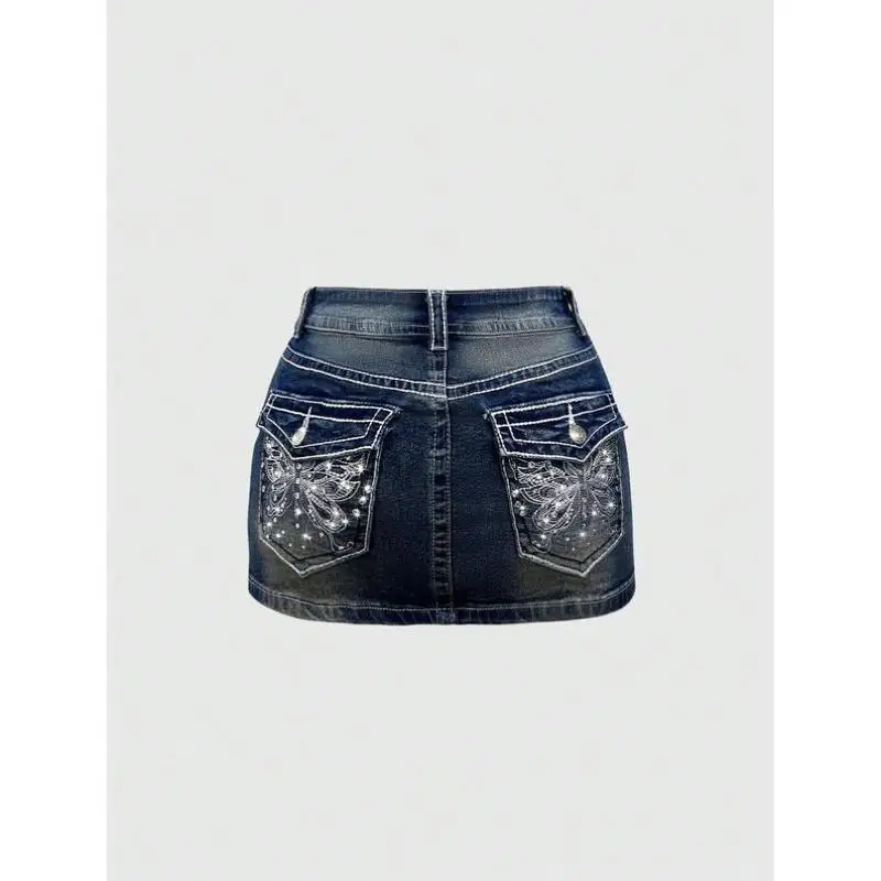 

Retro Low Waist Embroidery Adjustable Contrast Cross-Border New Sle Casual Sportswear Suit Men's Seven Sve