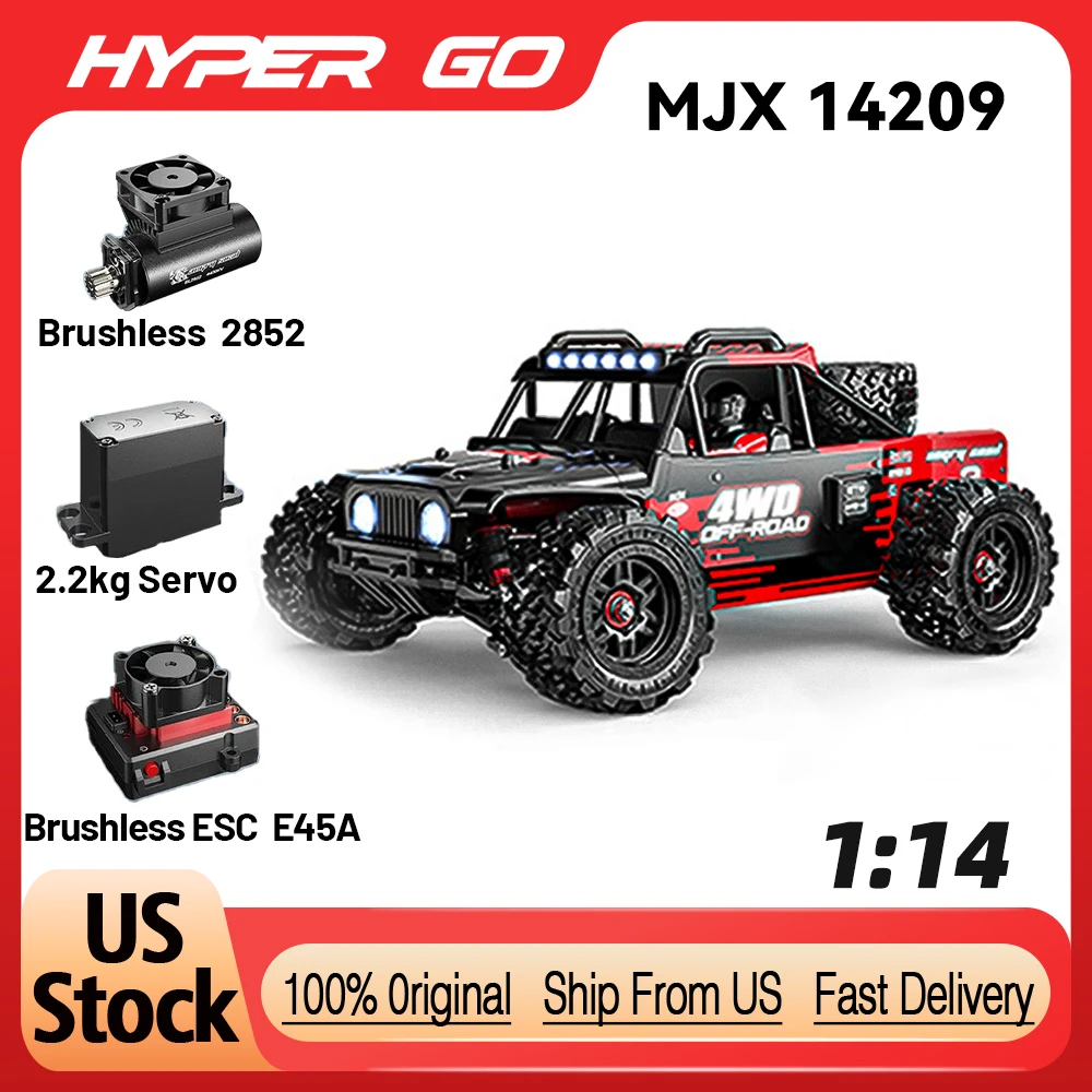 HYPER GO MJX 14209 RC Car 75km/h 1/14 Brushless 2.4G Remote
