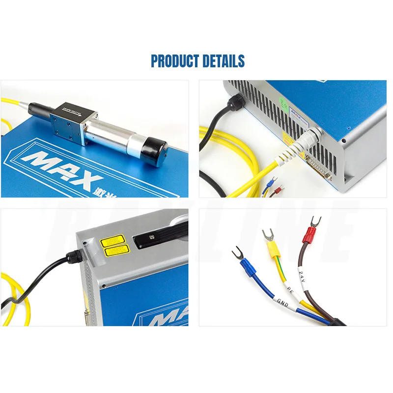 20W 30W 50W MAX Q-switched GQM Pulsed Fiber Laser Source Power Supply For Fiber Metal Marking Welding Machine