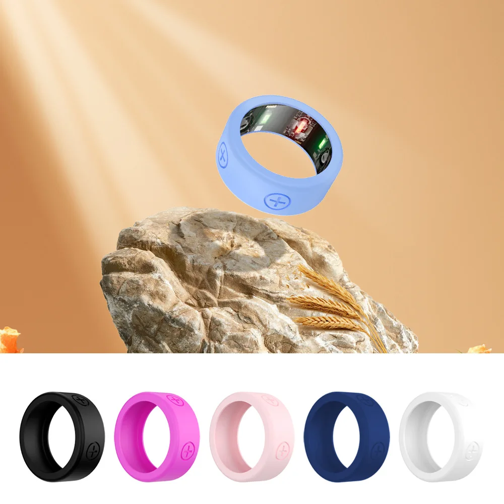 

Silicone Elastic Ring Cover for Oura Ring Gen 3 Outside Workout Shockproof Smart Ring Skin Case Scratch Resistant Case