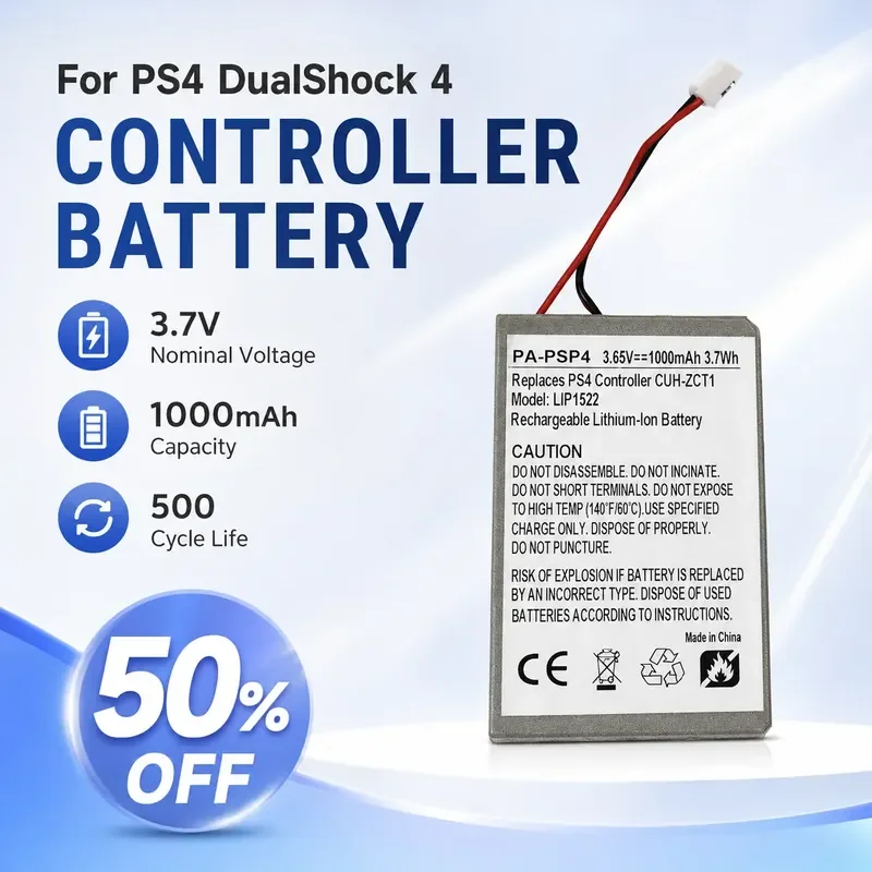 

For PS4 DualShock 4 Gamepad Battery LIP1522