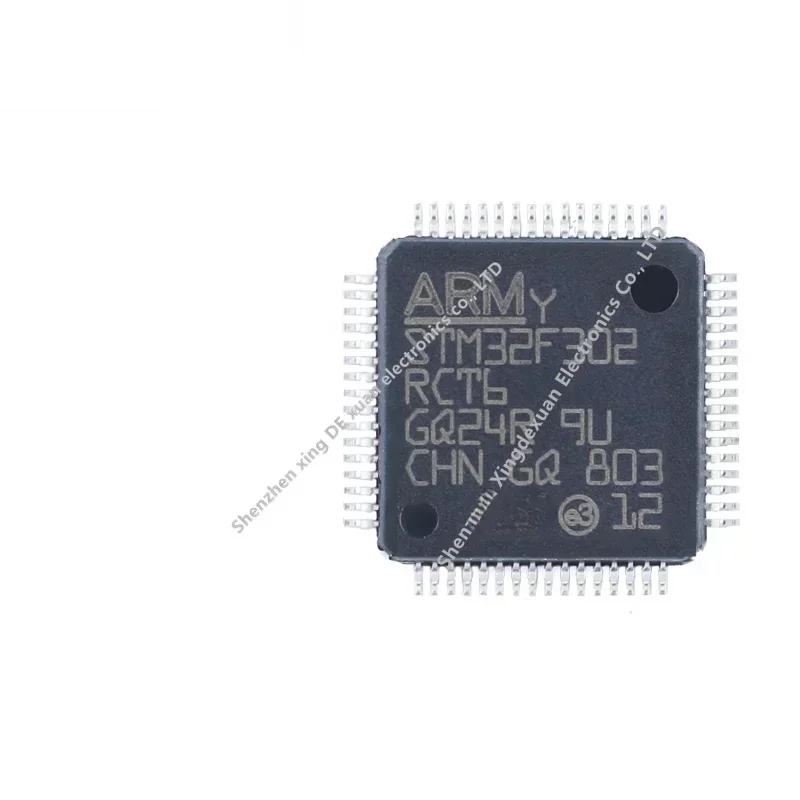 Original STM32F302RCT6 LQFP-64 ARM Cortex-M4 32-bit microcontroller-MCU Design of Integrate Circuit