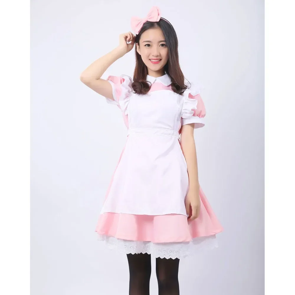 Lolita Dress Maid Cosplay Fantasia Carnival Party Halloween Costumes For Women