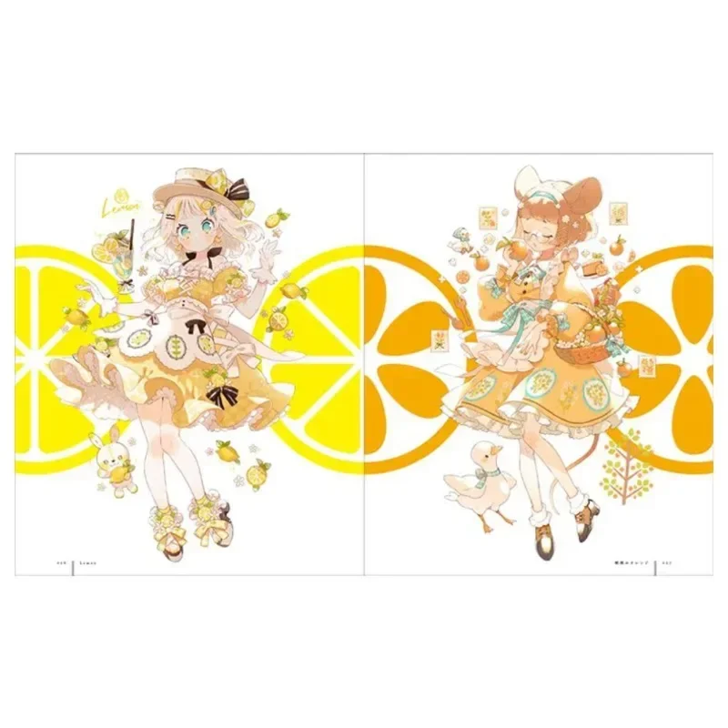EKU Uekura Art Book Artwork Illustration Collection Sugary Girls A Sweet and Delicious Dress Shop Cute Japanese Anime Kawaii