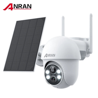 ANRAN 2K Outdoor Solar Camera PTZ 5MP Wireless Wifi Battery Security Cameras Home Protection PIR Humanoid Detect Night Vision