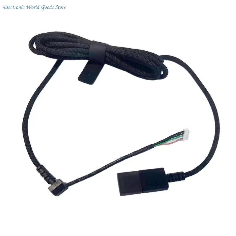 A3PD USB Mouse Cable Cord PVC Mouse Line Replacement Wire for DeathadderV2 Mini Mouse Replacement Part Repair Accessory