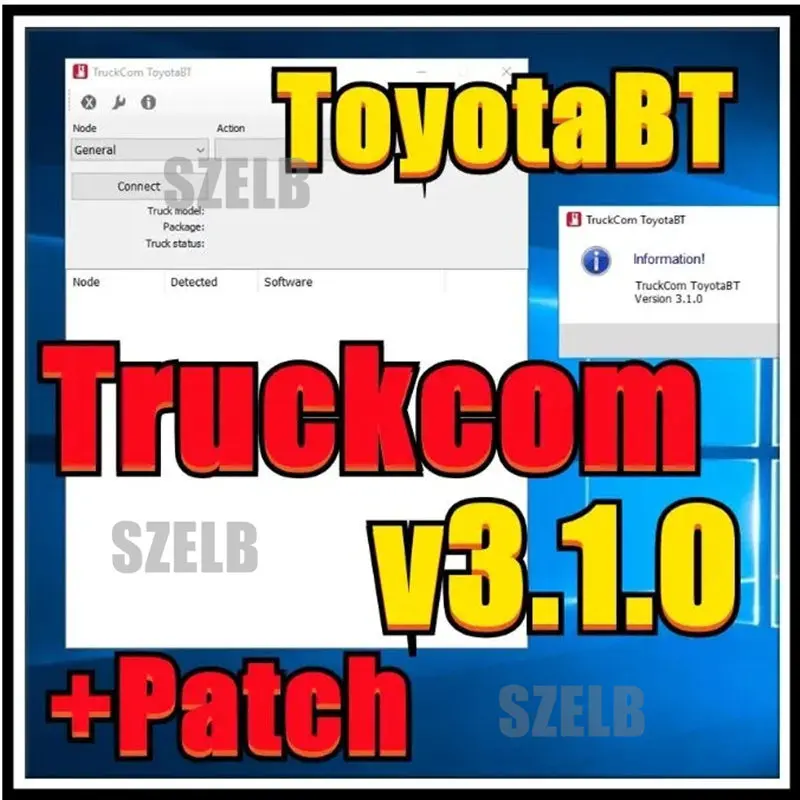 

TruckCom BT 3.1.0 + Сервисные основания [08/2021]+ Патч для Toyota Unlimited Install для нескольких ПК Для программного обеспечения Toyota BT