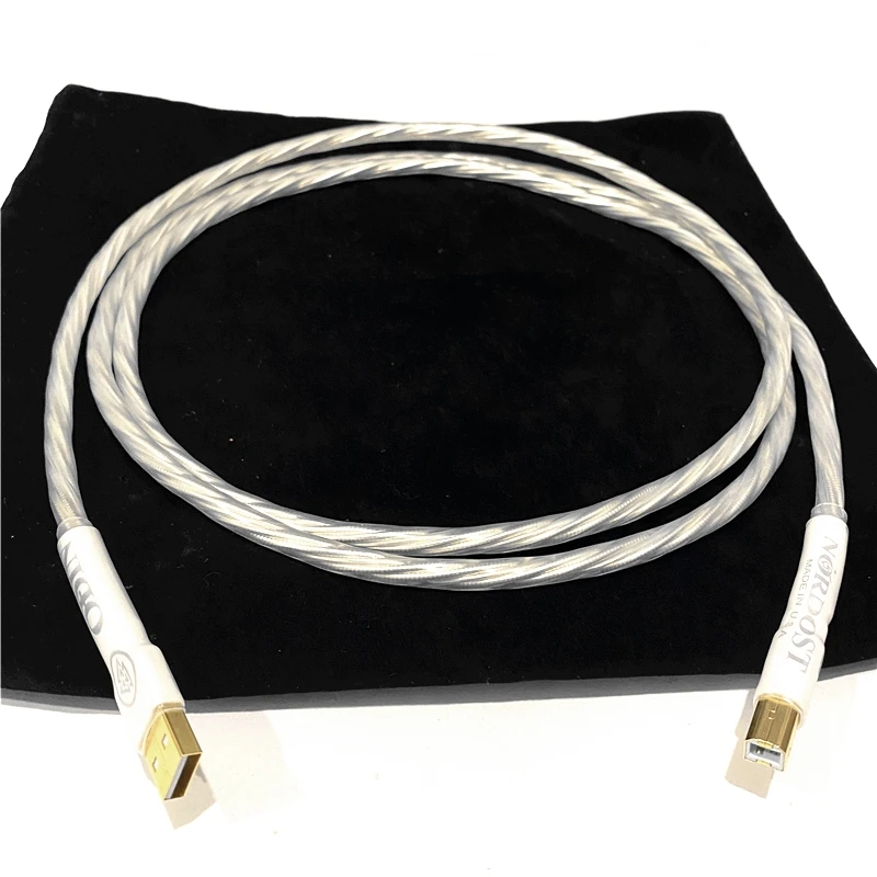 

Odin Silver-plated USB A To USB B Gold-plated Plug HIFI Audio Digital Cable