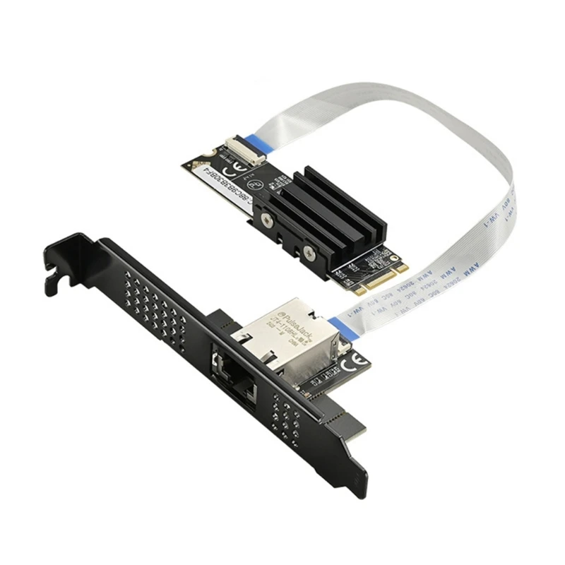 652F M.2 a llave 10G/2.5G/1000M RJ45 del gigabit B+M puerto 10 Gbase Ethernet