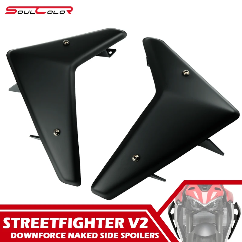 

Motorcycle Downforce Naked Side Spoilers Aerodynamic Wing Deflector Fits For STREETFIGHTER V2 2022 2023 2024 streetfighter v2 24