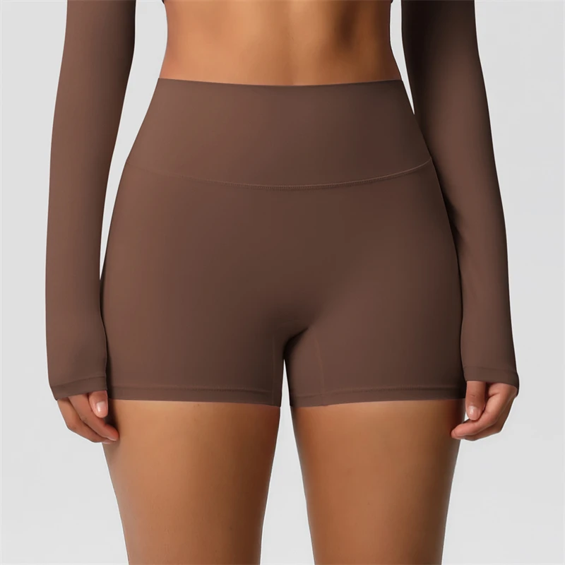Yoga Shorts Gym Sports Short Leggings Women High Waist Workout Plus Size Fitness Running Cycling Tight Soft Sportswear