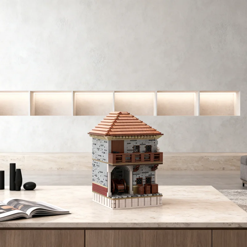 

1543 детали MOC: Модель древнеримской архитектуры Insula — Конструктор, Сборная игрушка, Рождественский подарок, Креативная идея для самостоятельной сборки