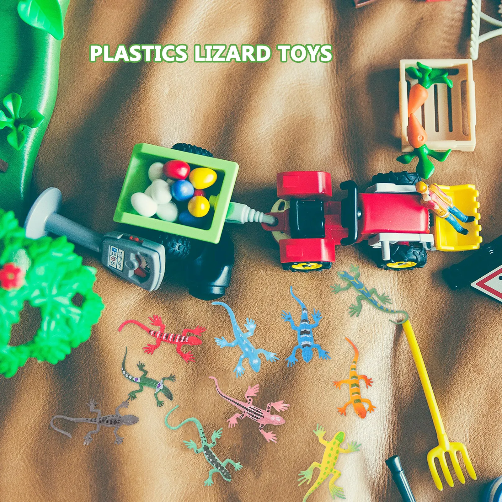 12Pcs Simulation Lizard Artificial Mini Lizard Plastic Educational Learning and Sensory Development Scientific Exploration