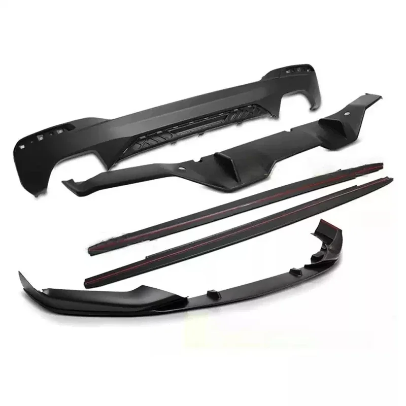 

For BMW G30 modified MP Front rear lip side skirt lower lip 5pcs car accessories accesorios para auto