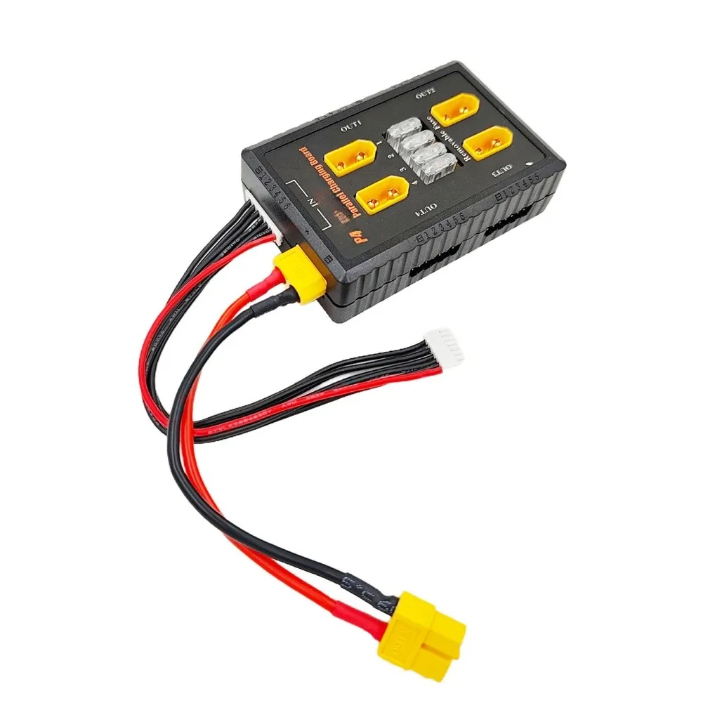 FOR XT60 Parallel Charging Board For 1-6S Batteries With 20A Removable Fuse Charging Pad For Efficient Power Distribution
