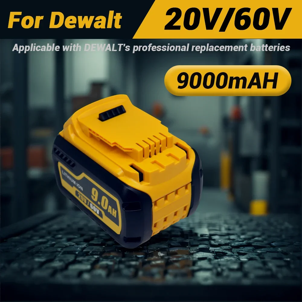 

for DEWALT DCB609 Flexvolt 60V/20V Max Battery 9.0-18.0Ah Compatible with DCB547-XJ DCB200 DCB201 and More for Power Tools