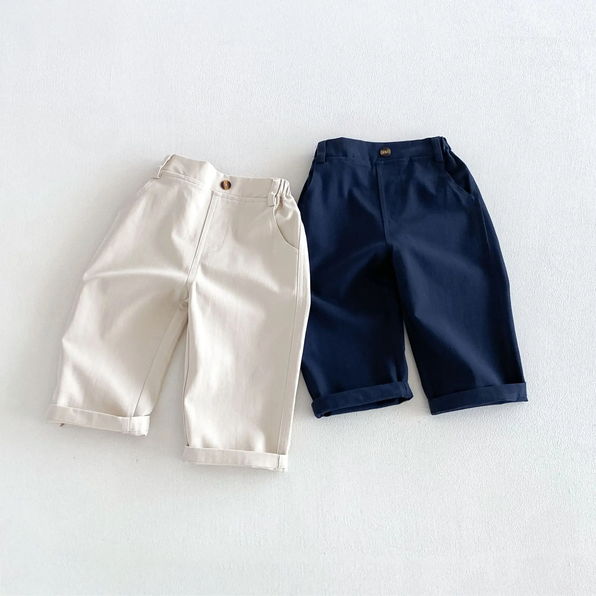 Autumn New Children Casual Pants Loose Boys Girls Harem Pants Baby Solid Trousers Cotton Toddler Pants Kids Clothes