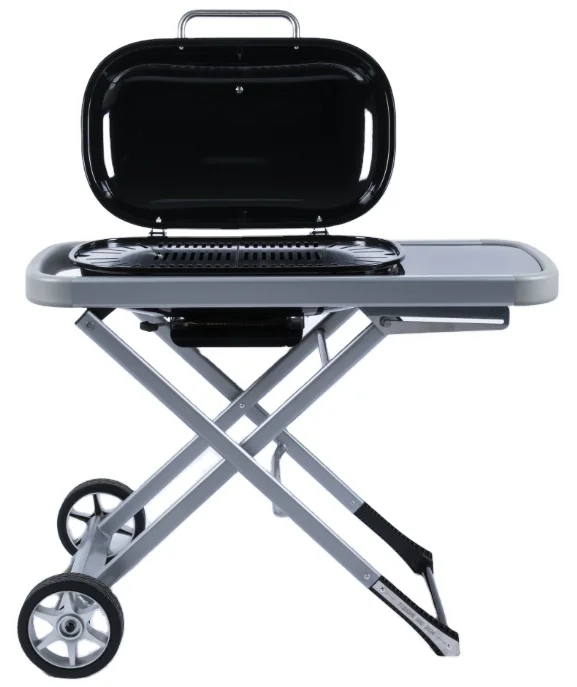New Type Outdoor Camping Aluminum Alloy Barbecue Grill Easily Cleaned 5-People Adjustable Coated Metal for Food for Outdoor